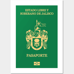 Jalisco passport Posters and Art